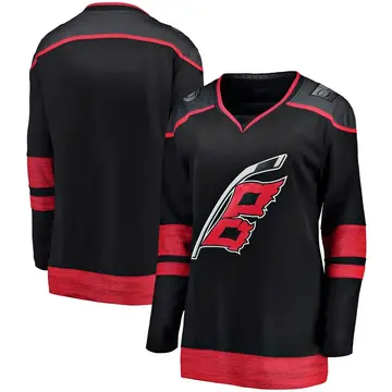 Women's Blank Carolina Hurricanes Breakaway Black ＃ Alternate Jersey