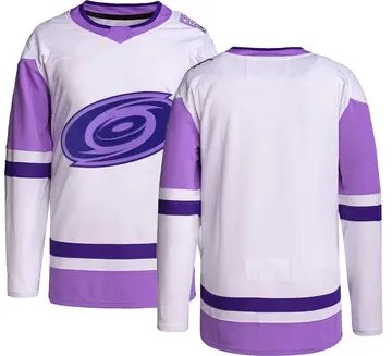 Youth Blank Carolina Hurricanes Authentic ＃ Hockey Fights Cancer Jersey