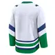 Youth Blank Carolina Hurricanes Premium White ＃ Throwback Jersey